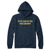 I've Been To Vermont Hoodie-Navy Blue-Allegiant Goods Co. Vintage Sports Apparel
