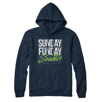 Sunday Funday Seattle Hoodie-Allegiant Goods Co. Vintage Sports Apparel