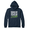 Sunday Funday Seattle Hoodie-Navy Blue-Allegiant Goods Co. Vintage Sports Apparel