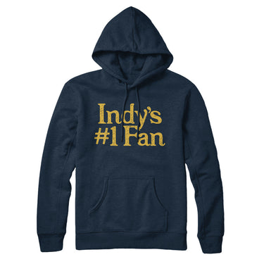 Indy's Number 1 Fan Hoodie-Allegiant Goods Co. Vintage Sports Apparel