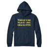 There's No Place Like Charlotte Hoodie-Navy Blue-Allegiant Goods Co. Vintage Sports Apparel