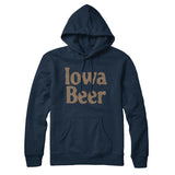 Iowa Beer Hoodie-Allegiant Goods Co. Vintage Sports Apparel