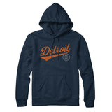 Detroit Vintage Script Hoodie-Allegiant Goods Co. Vintage Sports Apparel