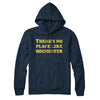 There's No Place Like Rochester Hoodie-Navy Blue-Allegiant Goods Co. Vintage Sports Apparel