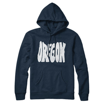 Oregon State Shape Text Hoodie-Allegiant Goods Co. Vintage Sports Apparel