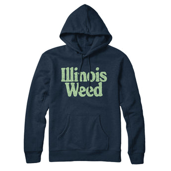 Illinois Weed Hoodie-Allegiant Goods Co. Vintage Sports Apparel