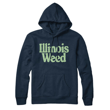 Illinois Weed Hoodie-Allegiant Goods Co. Vintage Sports Apparel