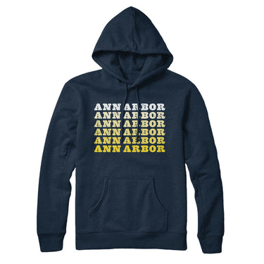 Ann Arbor Repeat Hoodie-Allegiant Goods Co. Vintage Sports Apparel