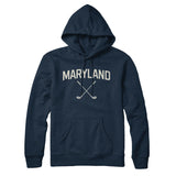 Maryland Golf Hoodie-Navy Blue-Allegiant Goods Co. Vintage Sports Apparel