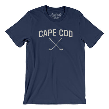 Cape Cod Golf Men/Unisex T-Shirt-Navy-Allegiant Goods Co. Vintage Sports Apparel