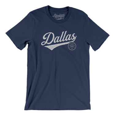Dallas Vintage Script Men/Unisex T-Shirt-Allegiant Goods Co. Vintage Sports Apparel