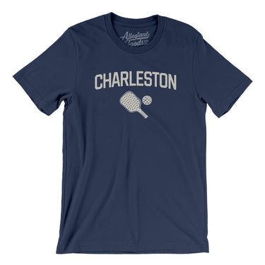 Charleston Pickleball Men/Unisex T-Shirt-Navy-Allegiant Goods Co. Vintage Sports Apparel