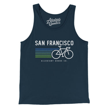 San Francisco Cycling Men/Unisex Tank Top-Allegiant Goods Co. Vintage Sports Apparel