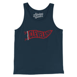 Cleveland Pennant Men/Unisex Tank Top-Allegiant Goods Co. Vintage Sports Apparel