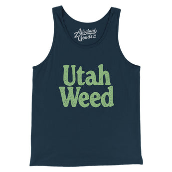 Utah Weed Men/Unisex Tank Top-Allegiant Goods Co. Vintage Sports Apparel