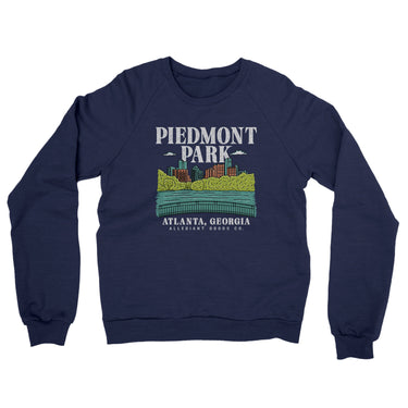 Piedmont Park Midweight French Terry Crewneck Sweatshirt-Allegiant Goods Co. Vintage Sports Apparel