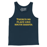 There's No Place Like South Dakota Men/Unisex Tank Top-Navy-Allegiant Goods Co. Vintage Sports Apparel