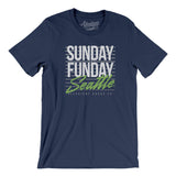 Sunday Funday Seattle Men/Unisex T-Shirt-Allegiant Goods Co. Vintage Sports Apparel