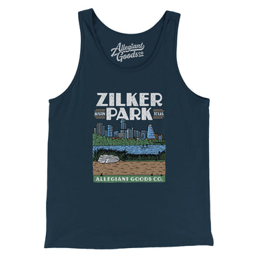 Zilker Park Men/Unisex Tank Top-Allegiant Goods Co. Vintage Sports Apparel
