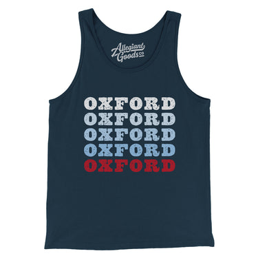 Oxford Repeat Men/Unisex Tank Top-Allegiant Goods Co. Vintage Sports Apparel
