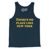 There's No Place Like New York Men/Unisex Tank Top-Navy-Allegiant Goods Co. Vintage Sports Apparel