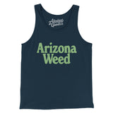 Arizona Weed Men/Unisex Tank Top-Navy-Allegiant Goods Co. Vintage Sports Apparel