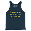 There's No Place Like St. Louis Men/Unisex Tank Top-Navy-Allegiant Goods Co. Vintage Sports Apparel