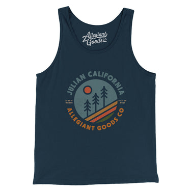 Julian California Retro Badge Men/Unisex Tank Top-Allegiant Goods Co. Vintage Sports Apparel