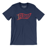 Florida Pennant Men/Unisex T-Shirt-Navy-Allegiant Goods Co. Vintage Sports Apparel