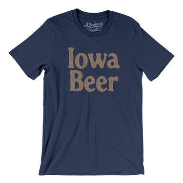 Iowa Beer Men/Unisex T-Shirt-Allegiant Goods Co. Vintage Sports Apparel