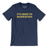 I've Been To Manhattan Men/Unisex T-Shirt-Navy-Allegiant Goods Co. Vintage Sports Apparel