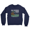 Gas Works Park Midweight French Terry Crewneck Sweatshirt-Navy-Allegiant Goods Co. Vintage Sports Apparel
