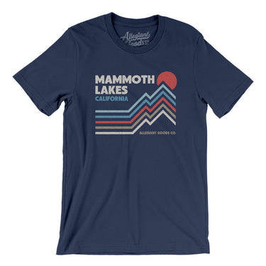 Mammoth Lakes California Men/Unisex T-Shirt-Navy-Allegiant Goods Co. Vintage Sports Apparel