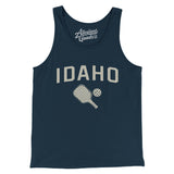 Idaho Pickleball Men/Unisex Tank Top-Navy-Allegiant Goods Co. Vintage Sports Apparel