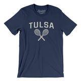 Tulsa Tennis Men/Unisex T-Shirt-Navy-Allegiant Goods Co. Vintage Sports Apparel