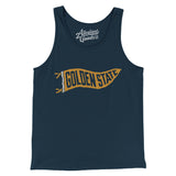 Golden State Pennant Men/Unisex Tank Top-Allegiant Goods Co. Vintage Sports Apparel