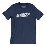 Tennessee State Shape Text Men/Unisex T-Shirt-Allegiant Goods Co. Vintage Sports Apparel