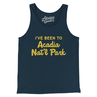I've Been To Acadia National Park Men/Unisex Tank Top-Allegiant Goods Co. Vintage Sports Apparel