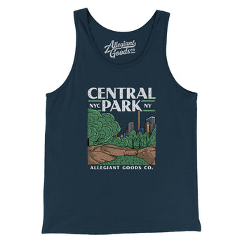 Central Park Men/Unisex Tank Top-Allegiant Goods Co. Vintage Sports Apparel