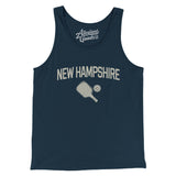 New Hampshire Pickleball Men/Unisex Tank Top-Navy-Allegiant Goods Co. Vintage Sports Apparel