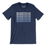 Nashville Repeat Men/Unisex T-Shirt-Navy-Allegiant Goods Co. Vintage Sports Apparel