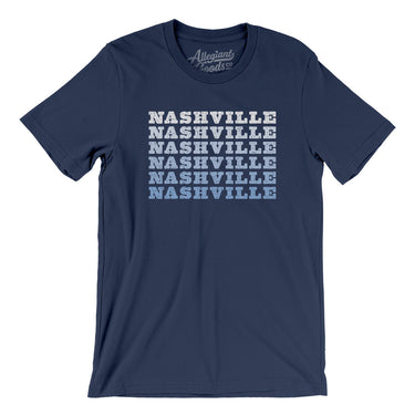 Nashville Repeat Men/Unisex T-Shirt-Navy-Allegiant Goods Co. Vintage Sports Apparel