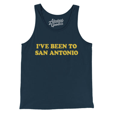 I've Been To San Antonio Men/Unisex Tank Top-Allegiant Goods Co. Vintage Sports Apparel