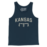 Kansas Cycling in Navy Color