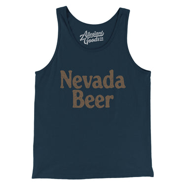 Nevada Beer Men/Unisex Tank Top-Allegiant Goods Co. Vintage Sports Apparel