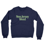 New Jersey Weed Midweight French Terry Crewneck Sweatshirt-Allegiant Goods Co. Vintage Sports Apparel