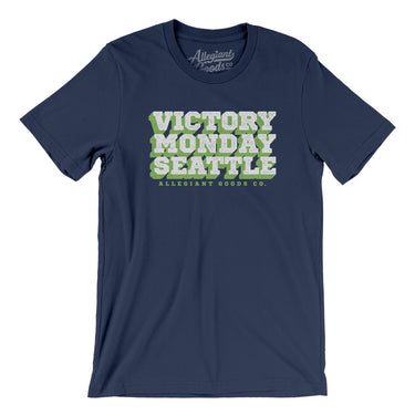 Victory Monday Seattle Men/Unisex T-Shirt-Allegiant Goods Co. Vintage Sports Apparel