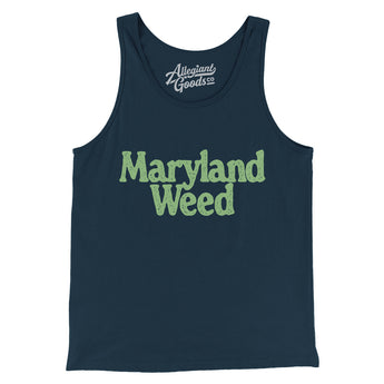 Maryland Weed Men/Unisex Tank Top-Allegiant Goods Co. Vintage Sports Apparel