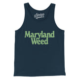 Maryland Weed Men/Unisex Tank Top-Allegiant Goods Co. Vintage Sports Apparel