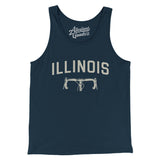 Illinois Cycling in Navy Color